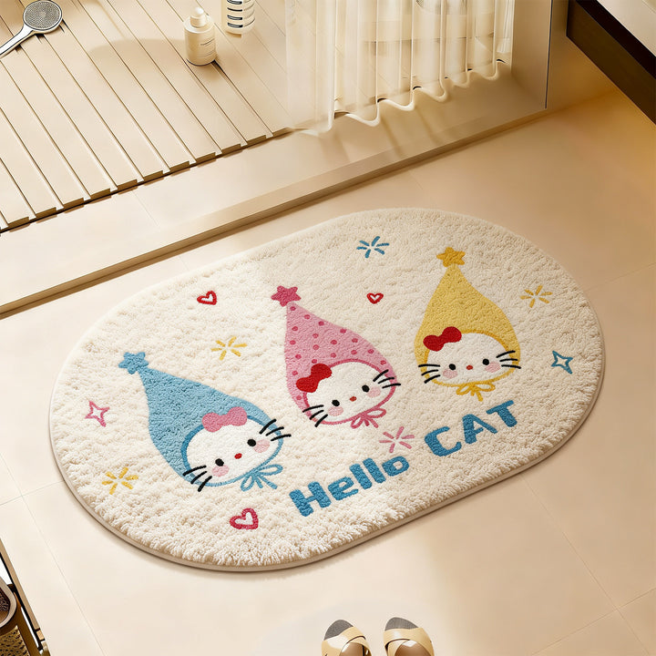 Cute Cartoon-Themed Bath Rug