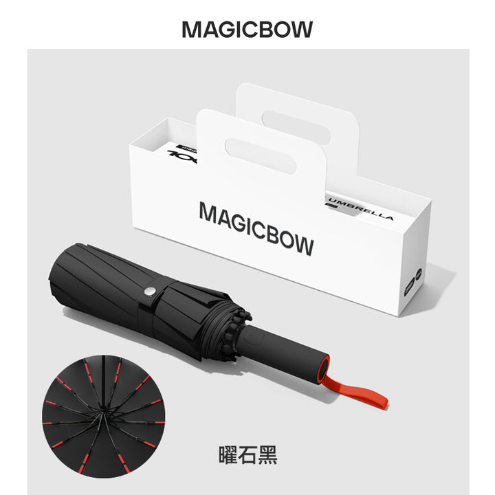 Ladies Automatic Folding Umbrella with Robust Design and Wind Resistance Kalsten