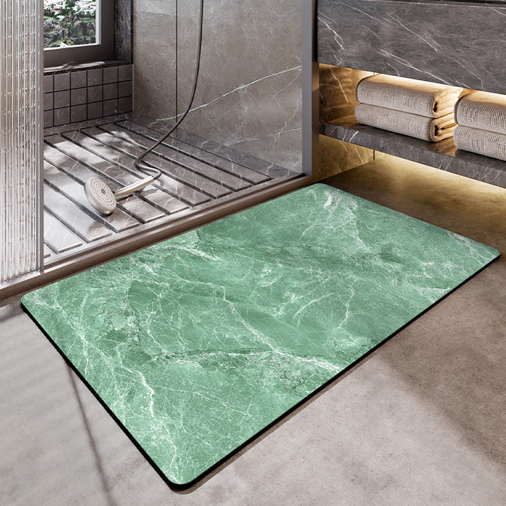 Unisex Marble Pattern Bath Mat Kalsten