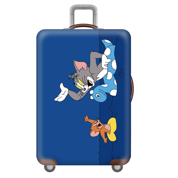 Unisex Hard Shell Suitcase with Fun Cartoon Design Kalsten