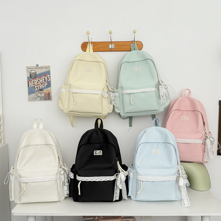 Adorable Lace-Trimmed Backpack Kalsten