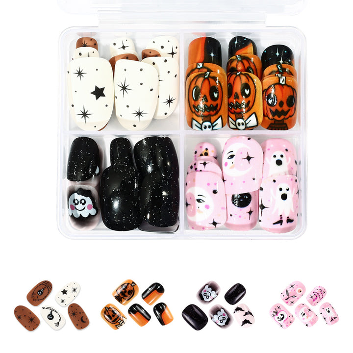 Themed Halloween Press-On Nail Art Set Kalsten