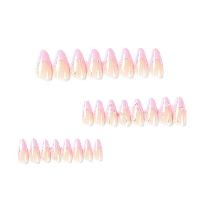Artificial nail set with elegant pearl embellishments Kalsten