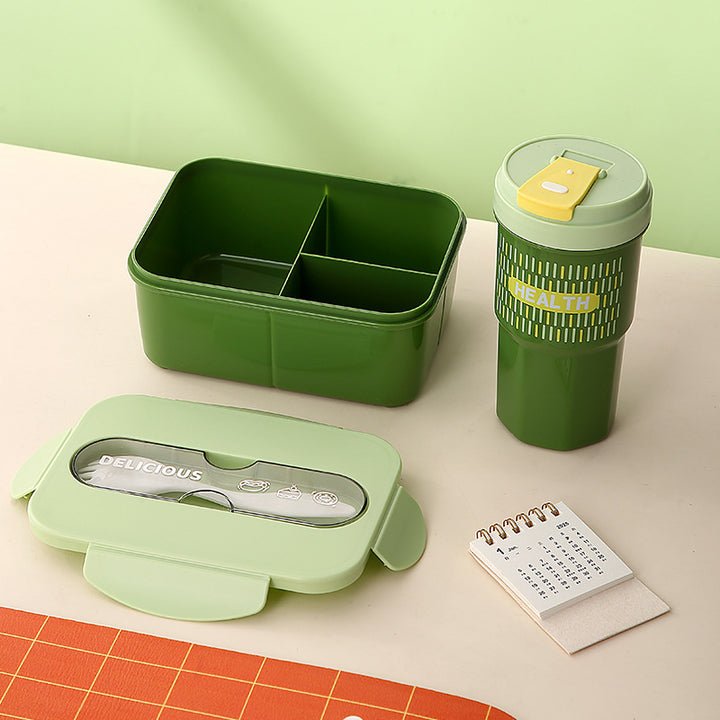 Multi-Compartment Food Storage Bento Box with Airtight Lid
