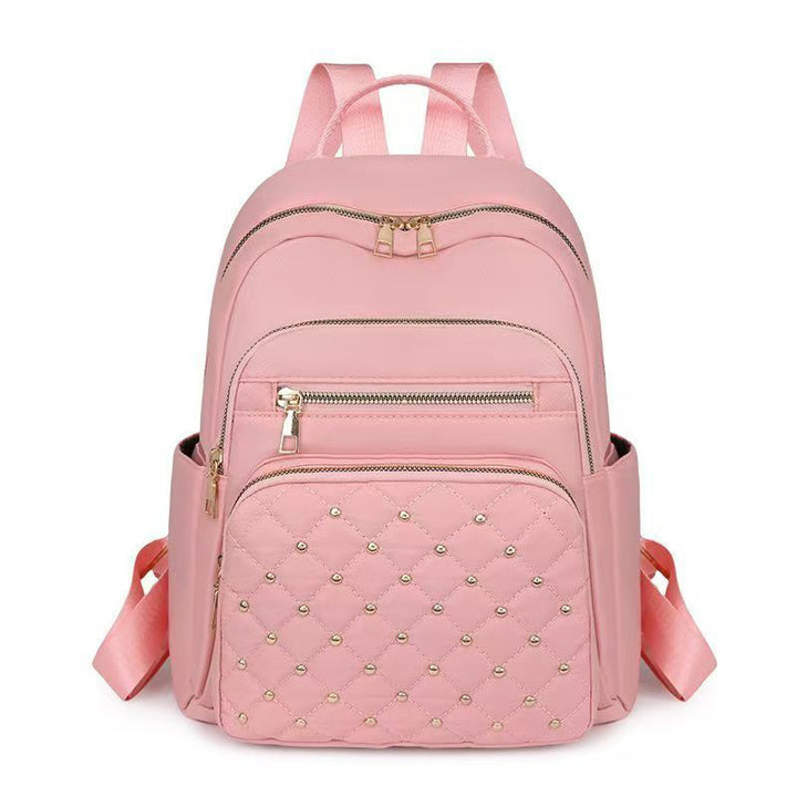 Women's Quilted Backpack with Decorative Studs Kalsten