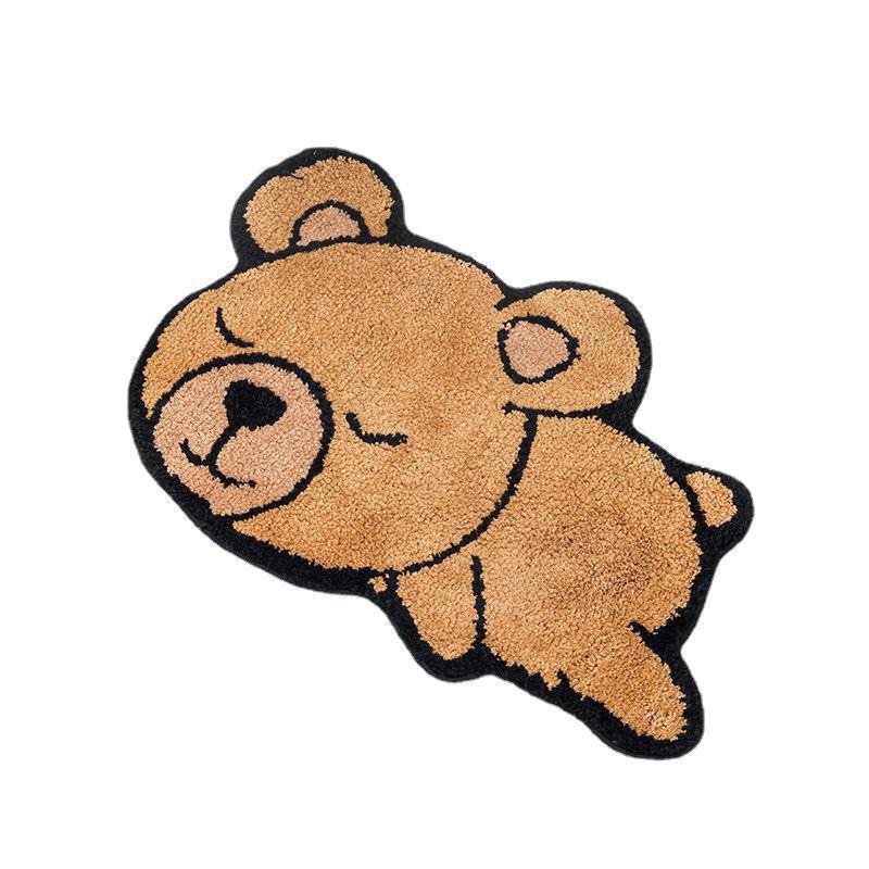 Cartoon Cat Shaped Bath Mat Kalsten