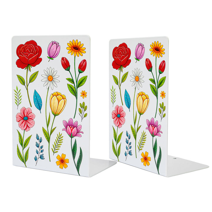Decorative Wisteria Themed Bookends