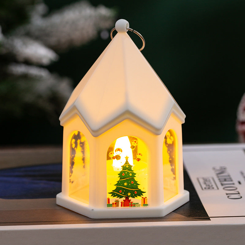 LED Christmas lantern with nostalgic design