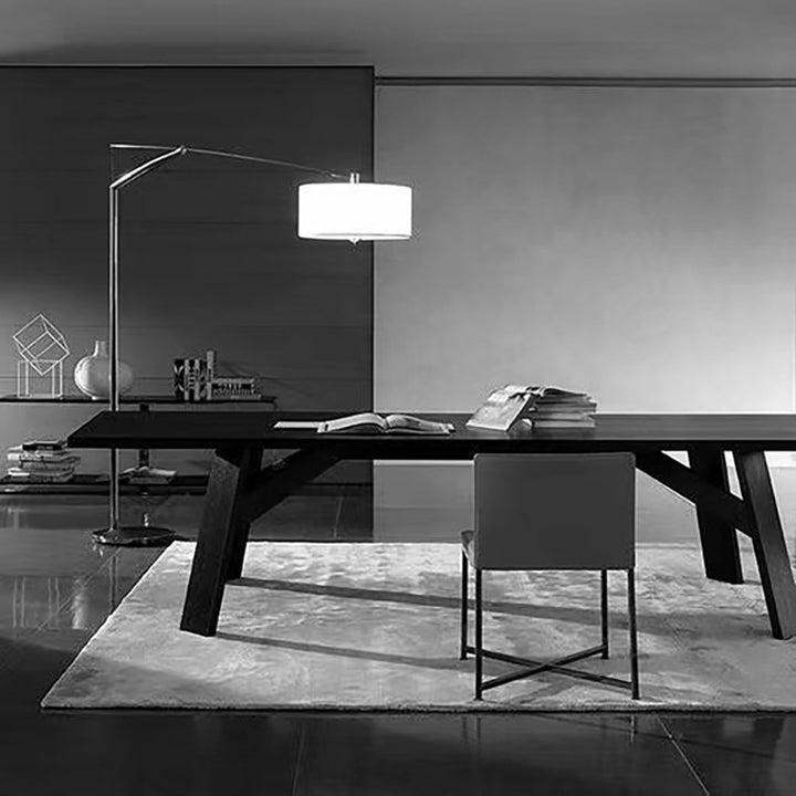 Modern Arching Floor Lamp with Adjustable Shade