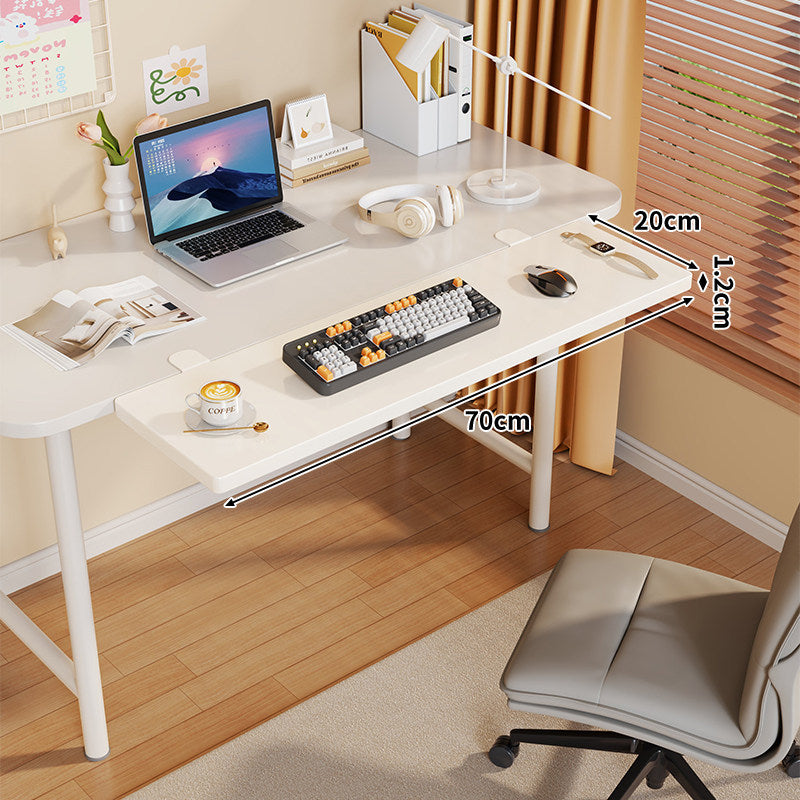 Long Under-Desk Pull-Out Sliding Keyboard and Work Surface Shelf