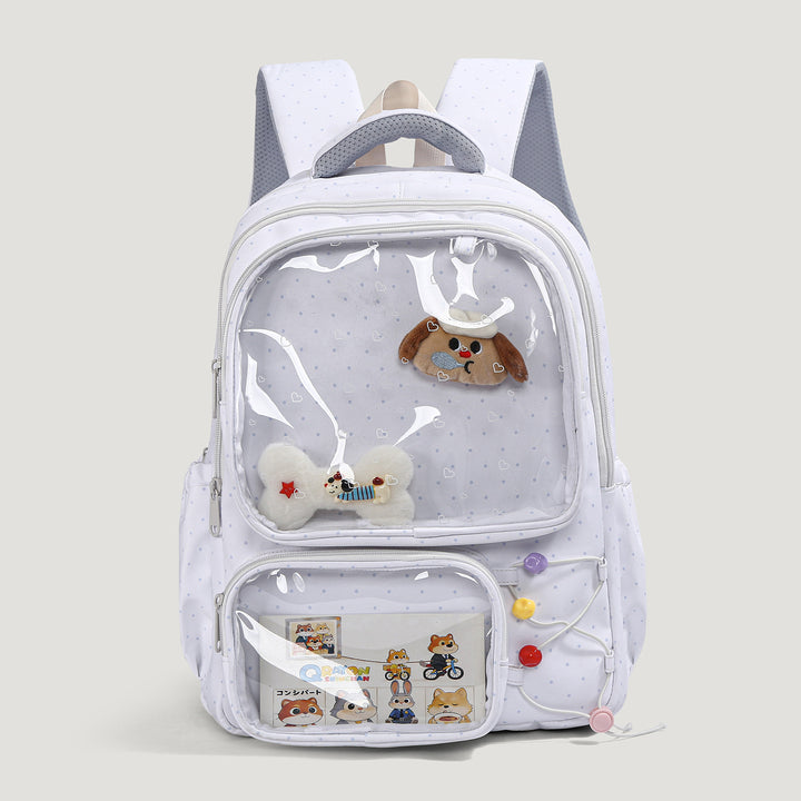 Playful Illustrated Dog-Themed Backpack Kalsten