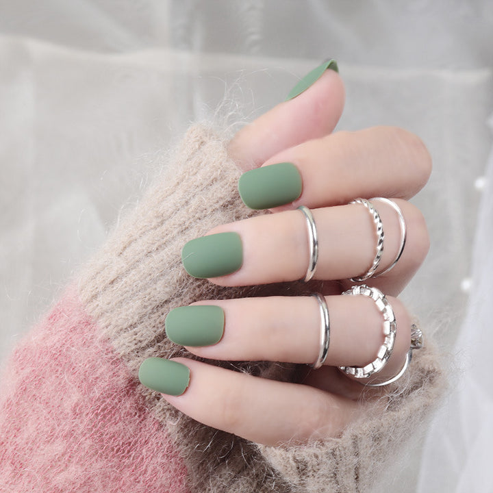 Matte Press-On Nail Set Kalsten
