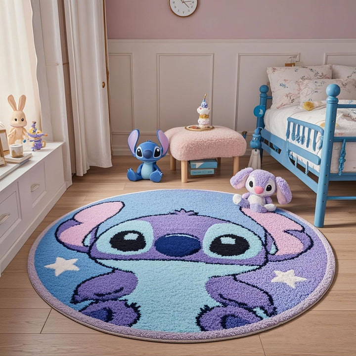 Cartoon Character Round Area Rug