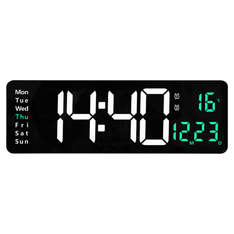 Digital wall clock with multifunctional LED display Kalsten