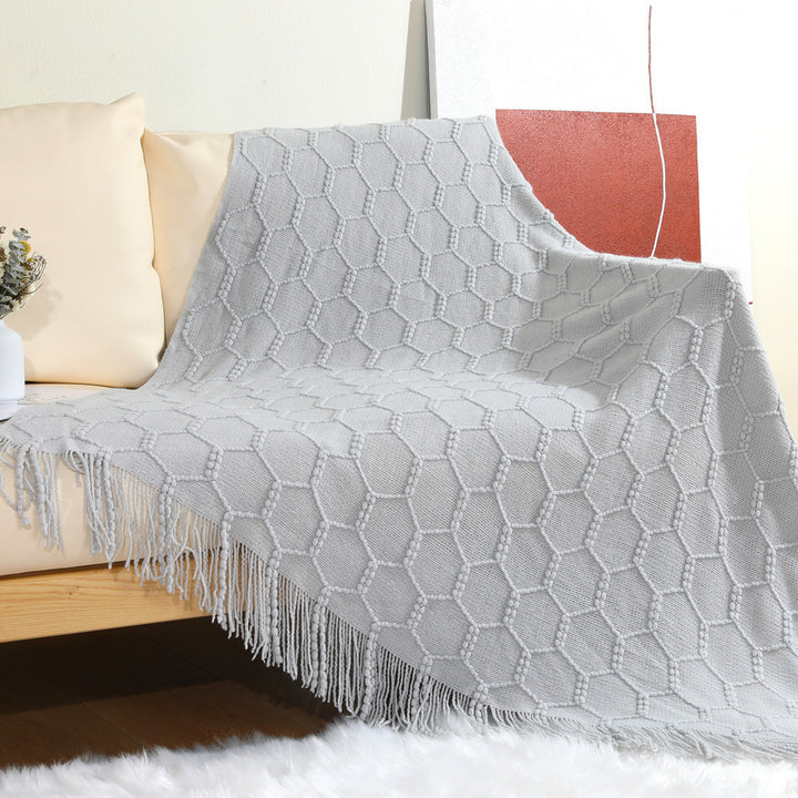 Decorative Knit Throw Blanket