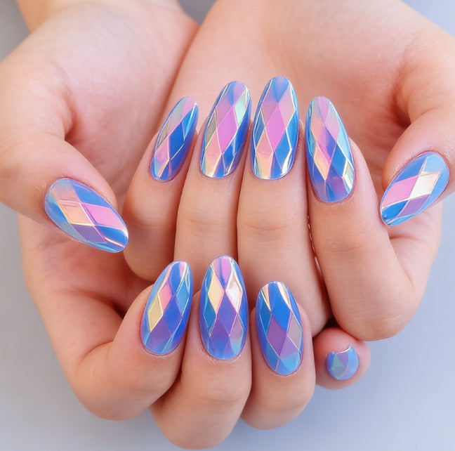 Diamond Pattern Nail Art Set Kalsten