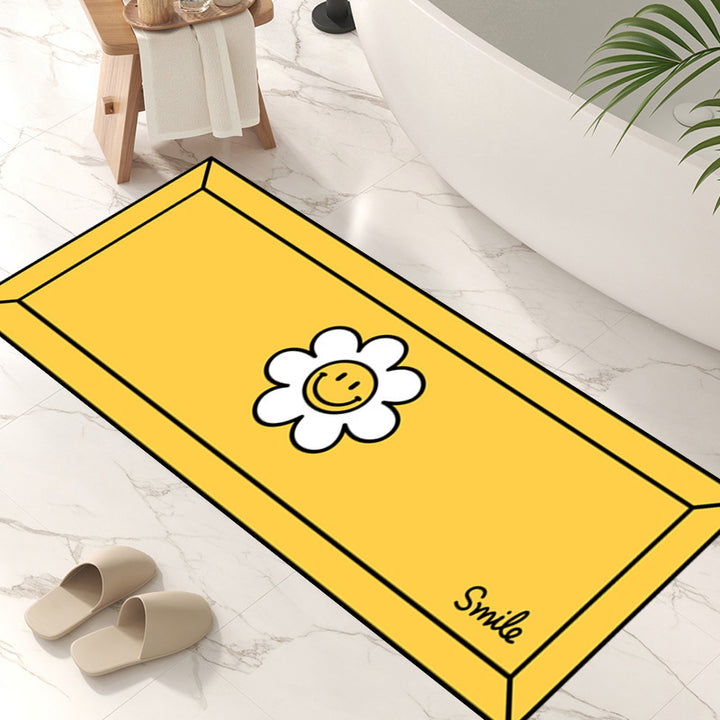 Playful Decorative Bath Mat Kalsten