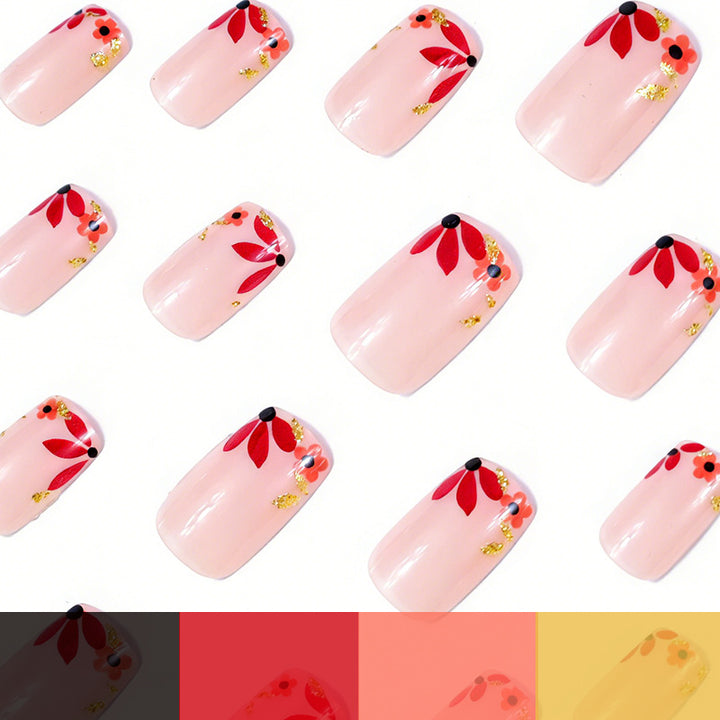 Floral Design Nail Art Enhancements Kalsten