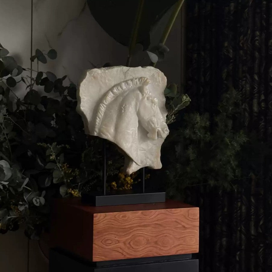Artistic Stone Elephant Figurine