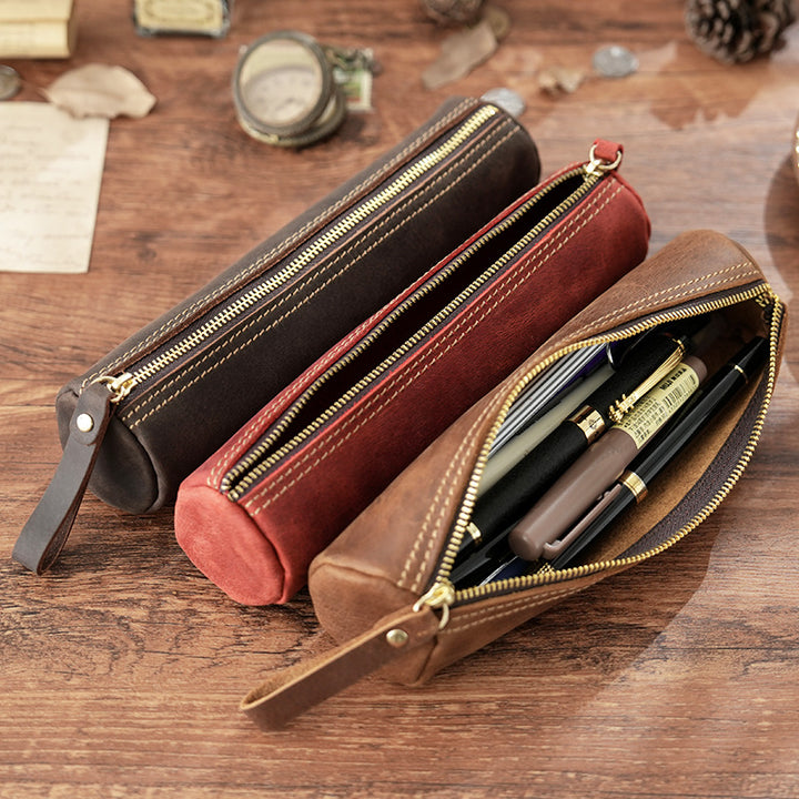Stylish Leather Pencil Case