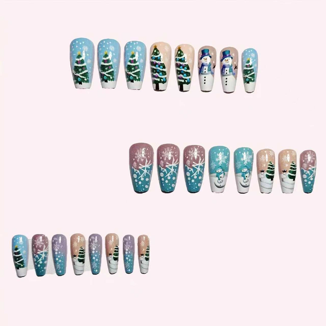 Festive Holiday Nail Art Design