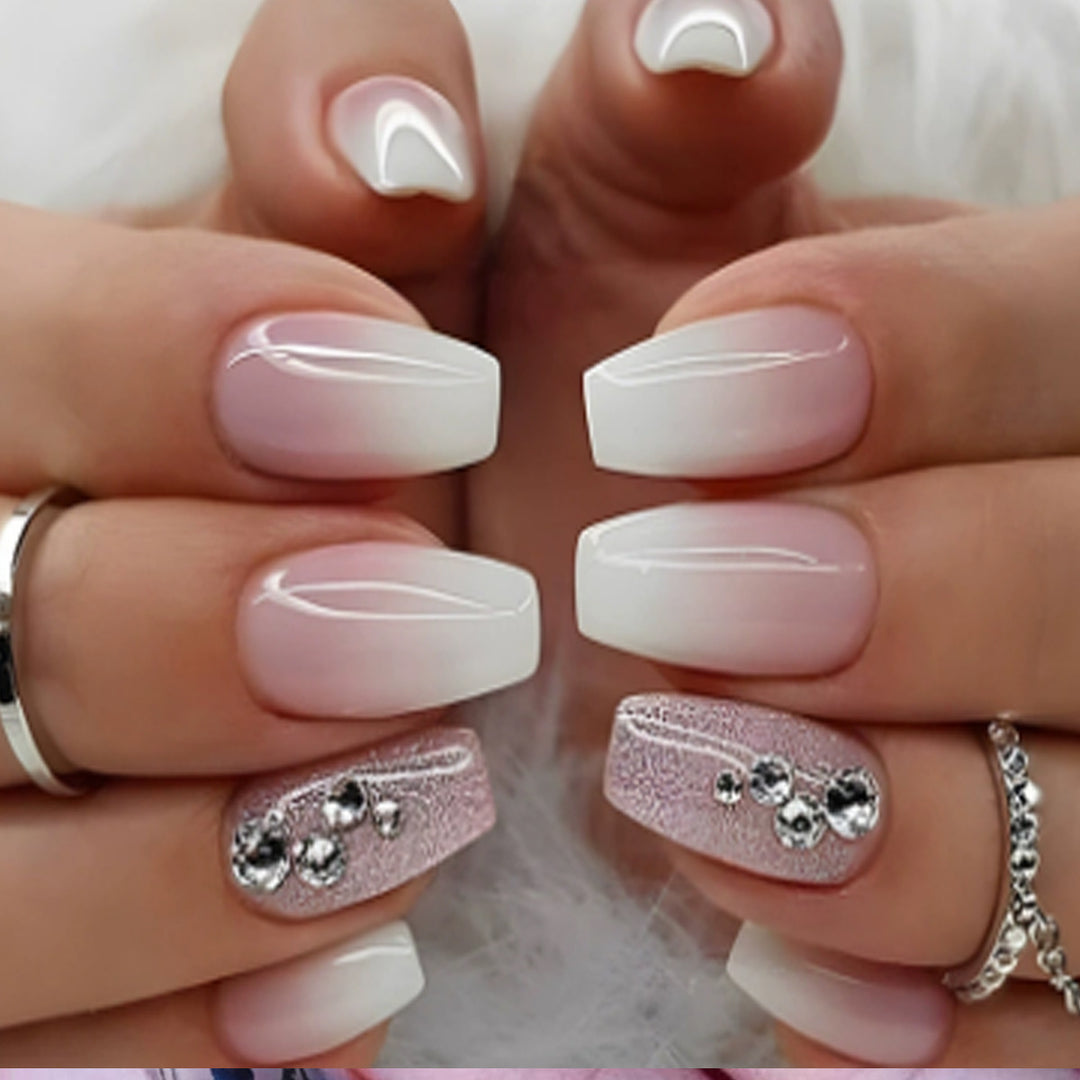 Elegant Ombre Nail Art Extensions Kalsten