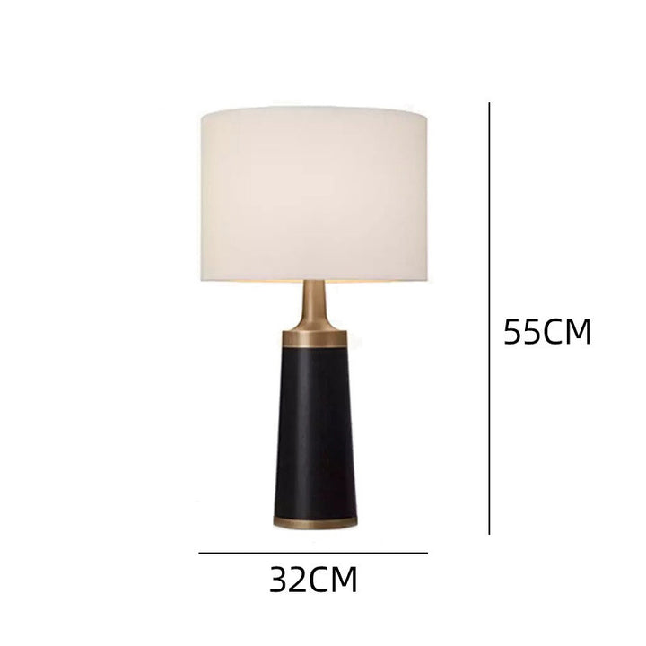 Elegant Modern Table Lamp with Geometric Base