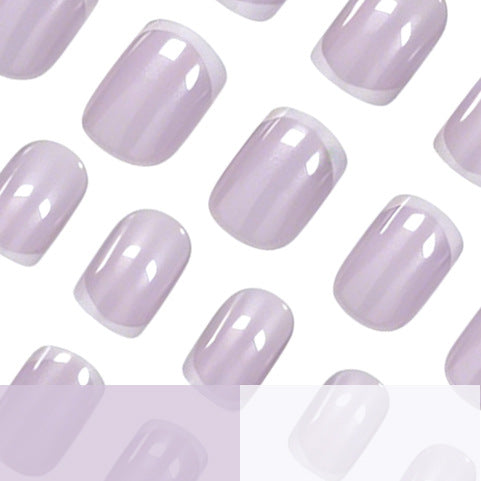 Elegant French Tip Press-On Nail Set Kalsten