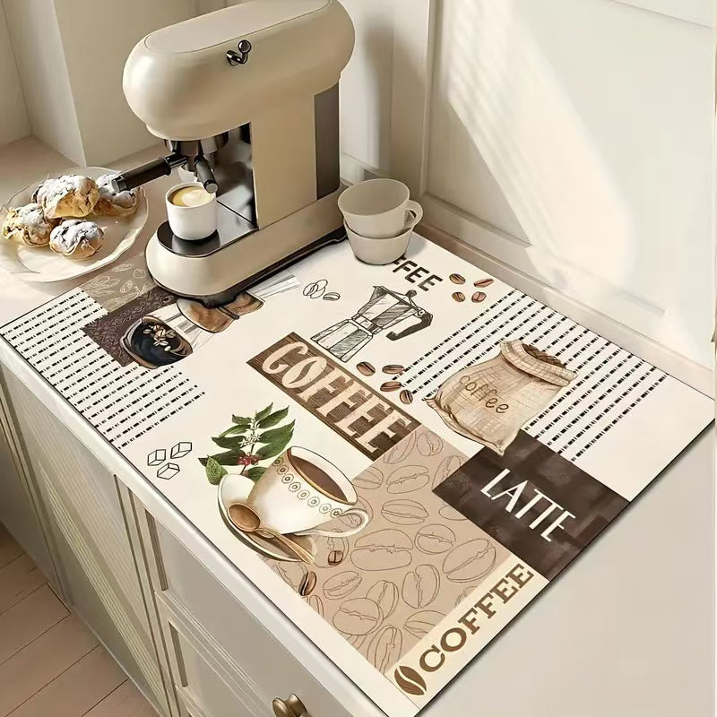 Coffee Bar Kitchen Mat Kalsten