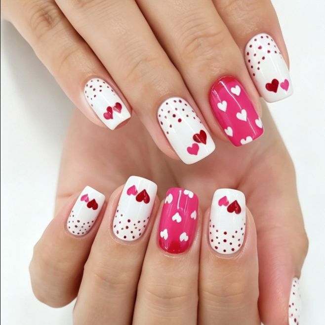 Artificial nails with modern night motif Kalsten