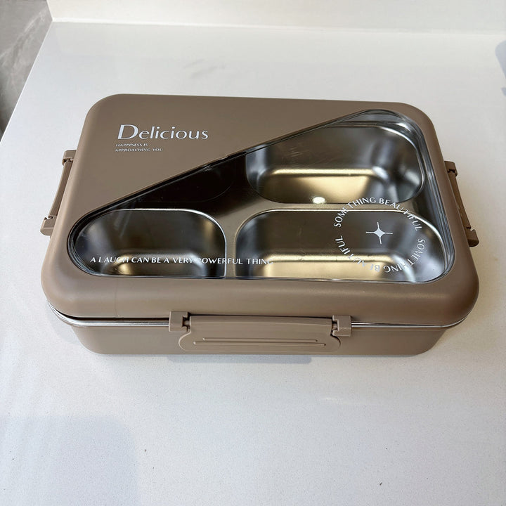 Stainless Steel Multi-Compartment Lunch Box