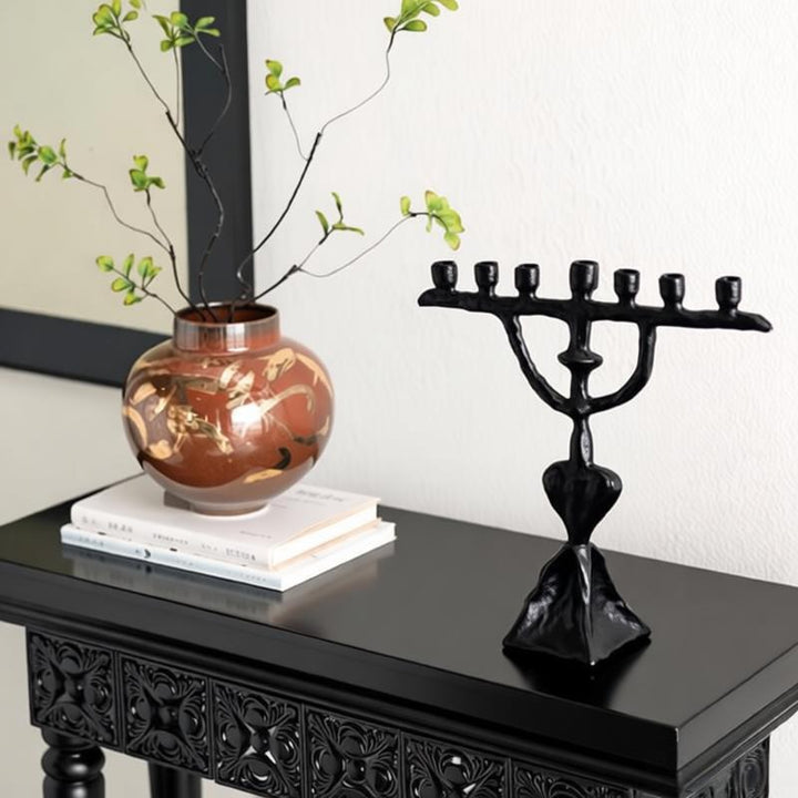 Modern Artistic Candle Holder Sculpture