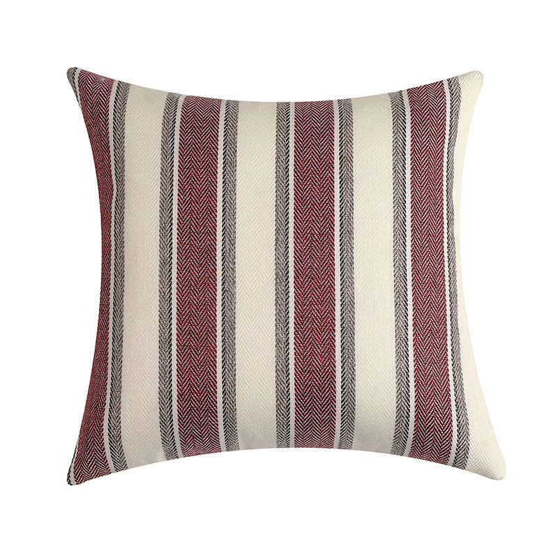 Textured Herringbone Pattern Pillow