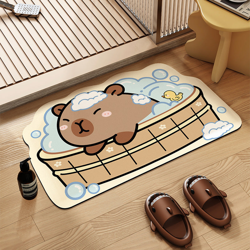 Cute Bear-Themed Plush Area Mat Kalsten