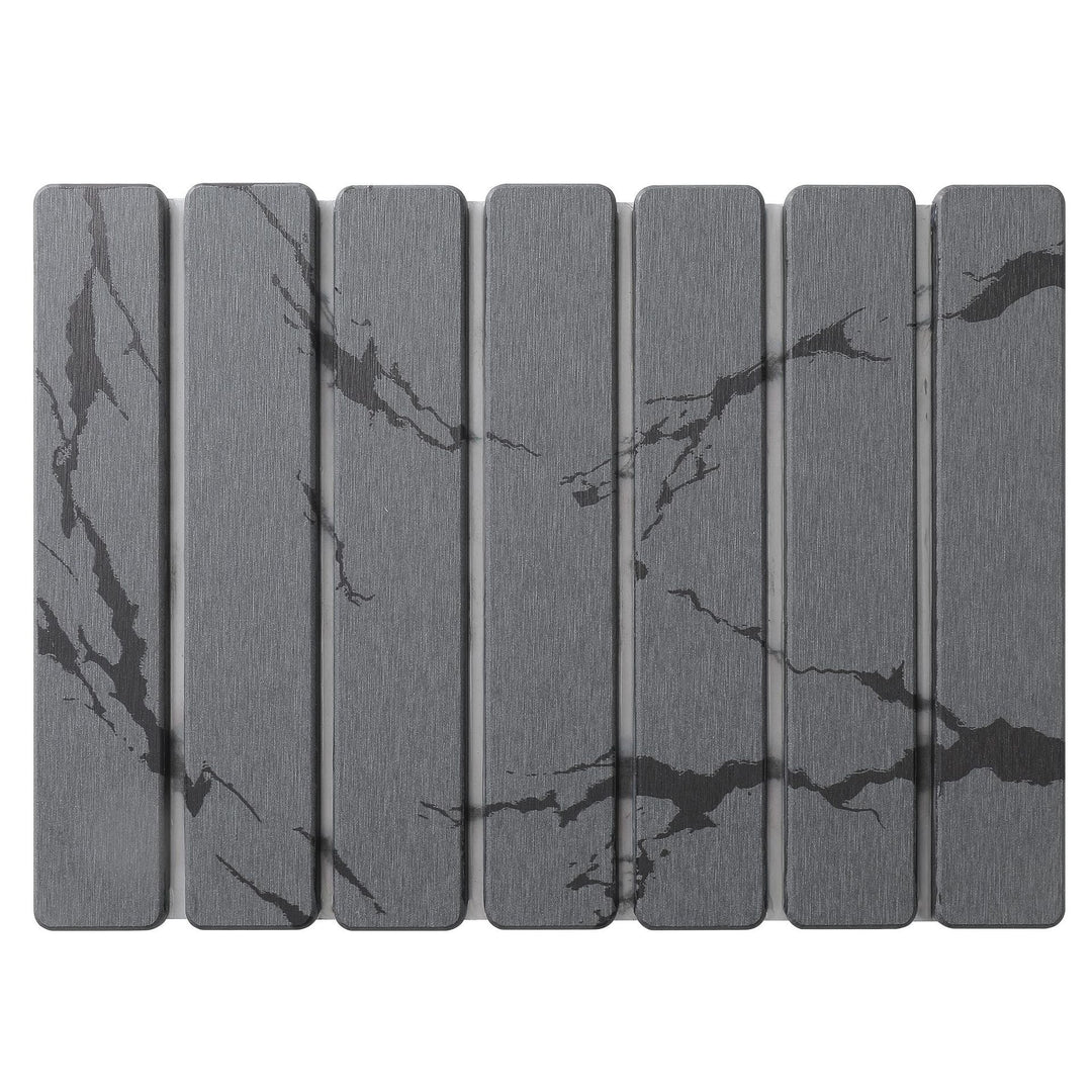 Elegant Marble Design Kitchen Draining Mat