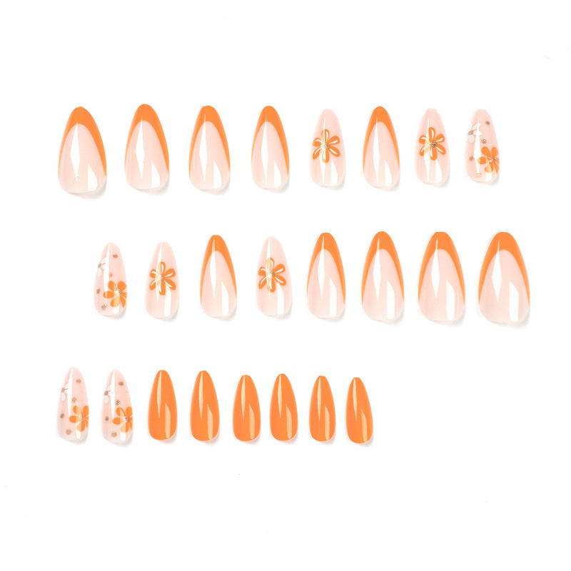 Creative artificial nails with floral design Kalsten