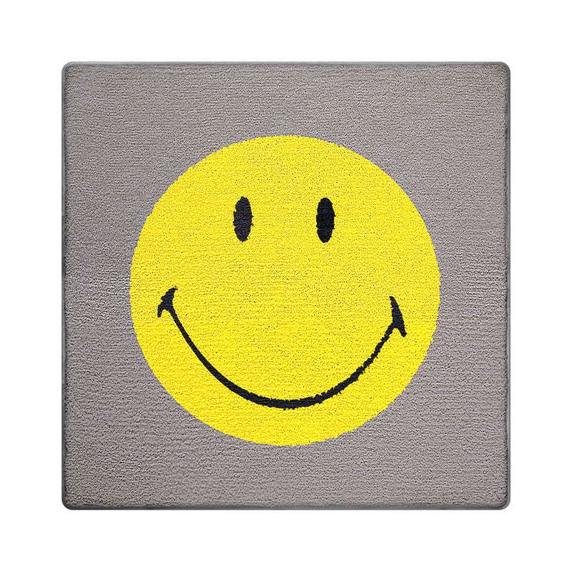 Cheerful Smile Face Bath Mat Kalsten