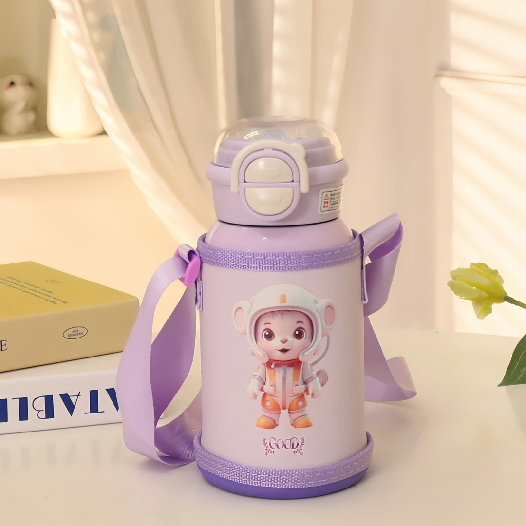 Ladies Insulated Water Bottle with Child-Friendly Design and Adjustable Carrying System Kalsten