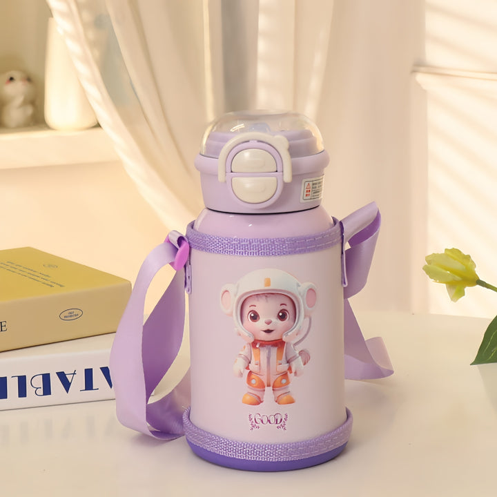 Ladies Insulated Water Bottle with Child-Friendly Design and Adjustable Carrying System Kalsten
