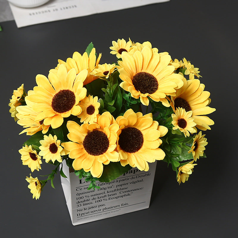 Decorative Sunflower Bouquet for Home Decor Display
