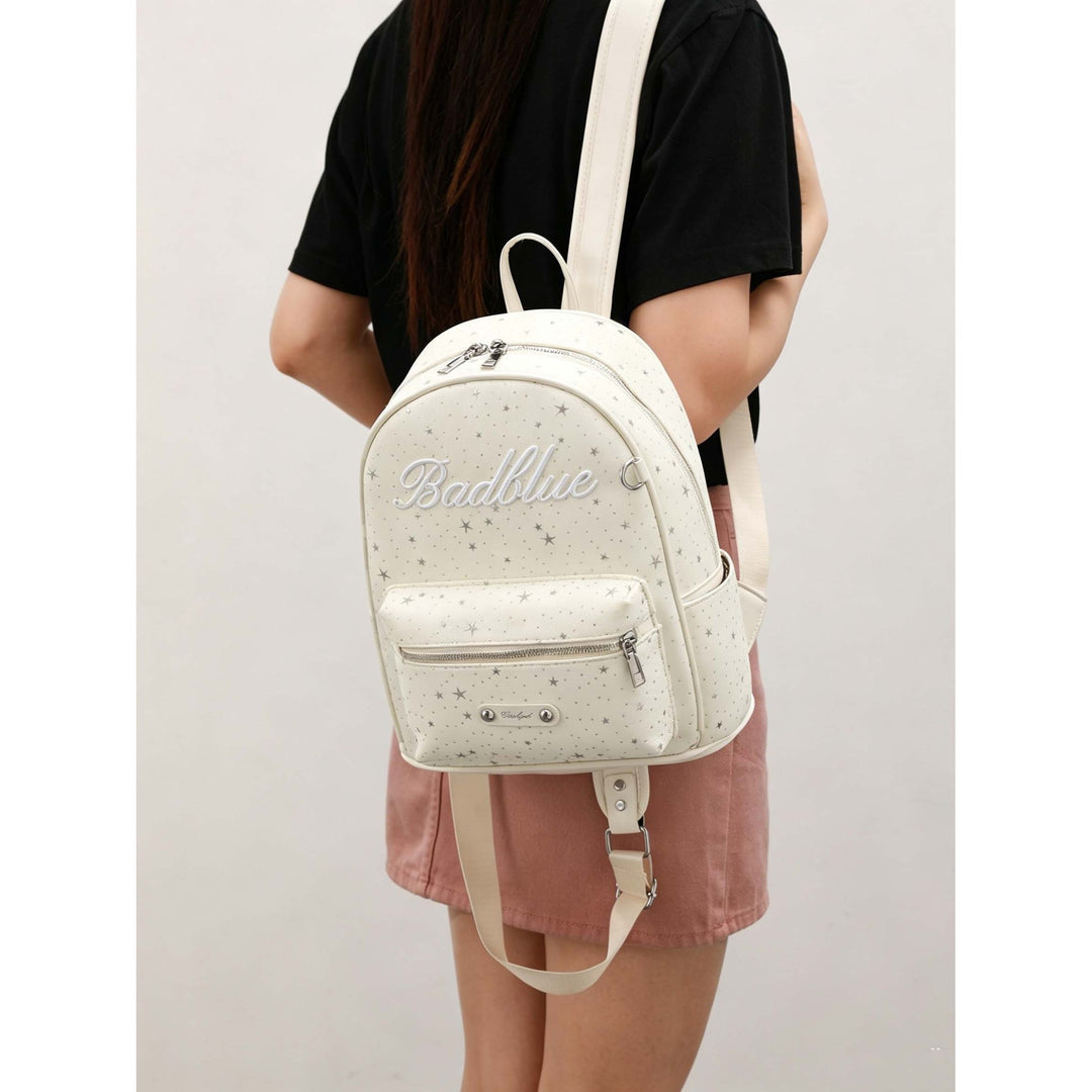 Star-Embellished Casual Backpack Kalsten