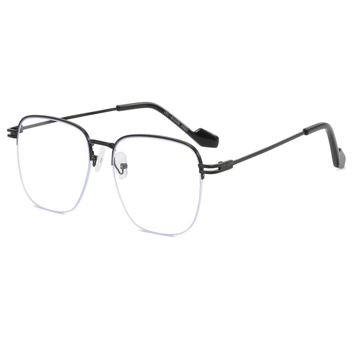 Women Designer Glasses with Square Frame and Glossy Metal Structure Kalsten