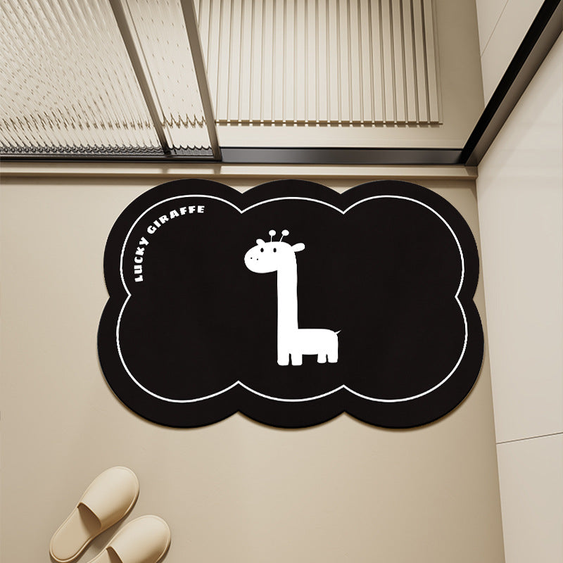 Decorative Elephant-Shaped Floor Mat