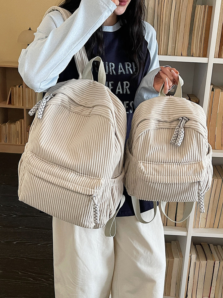 Corduroy Multi-Pocket Backpack Kalsten
