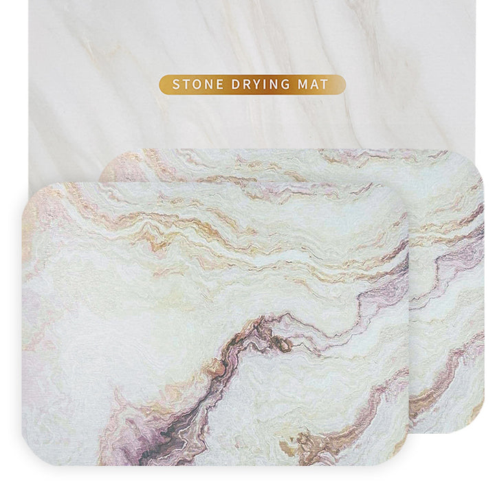 Luxury Marble Design Drying Mat