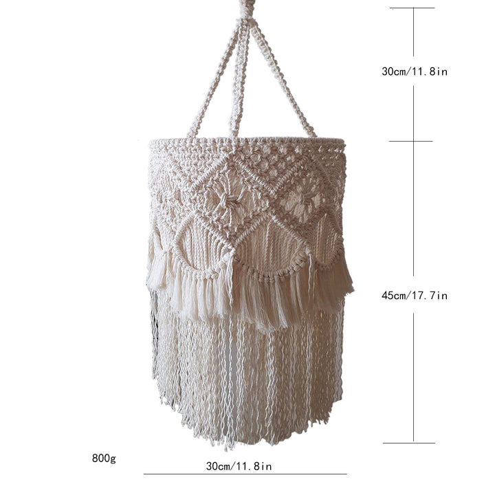 Macrame Hanging Lamp