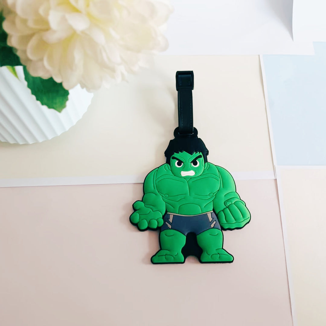 Unisex Silicone Superhero-Themed Luggage Tag Kalsten