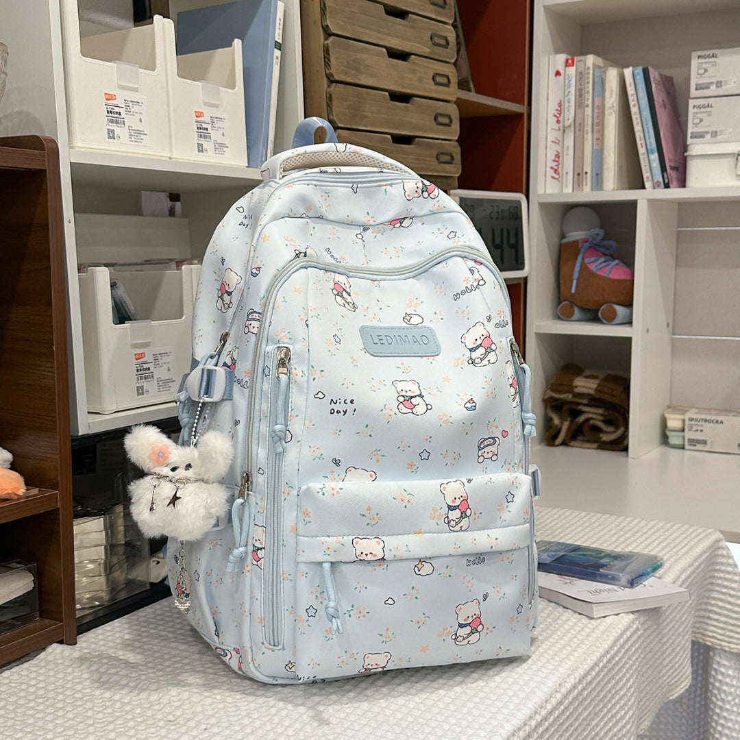 Cute Character-Themed School Backpack
