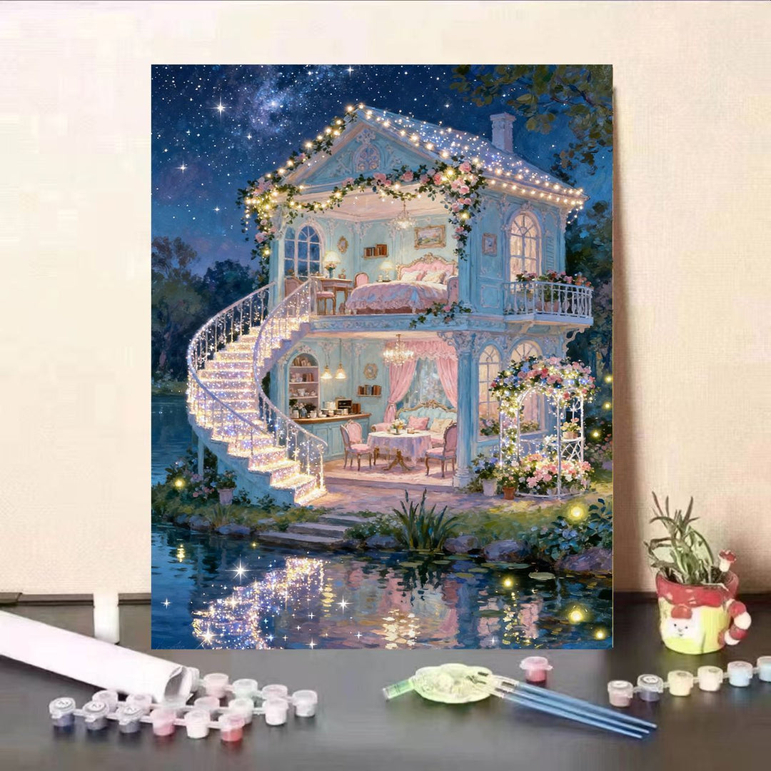 Fairy Tale Dream House Canvas Art Kit Kalsten