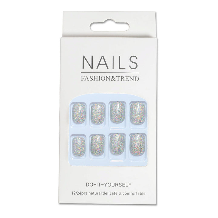 DIY Glitter Press-On Nails Kalsten